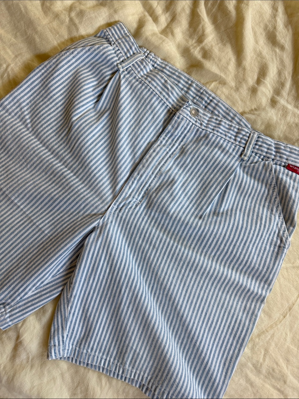 Vintage Wrangler Striped Denim Shorts